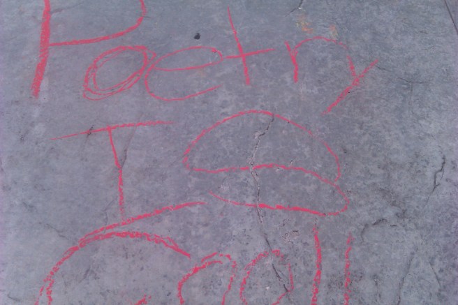 poetry in chalk