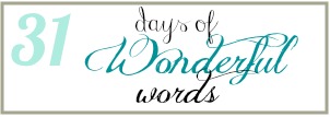 wonderful words turquoise