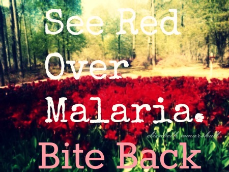 brookgreen tulips See Red over Malaria